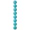 12 Pack: Turquoise Dyed Howlite Lentil Beads, 20mm by Bead Landing™